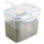 HUPLUE Kitchen Square Food Storage Containers Canister Pantry Organizer Jar Cereal Container Air Tight Canisters with Lids