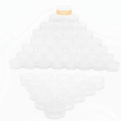Tiny Sample Containers 3 Gram Sample Jars 50pcs Makeup Sample Containers with Lids