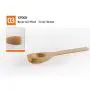 Bouteille en plastique glacée vide de 100 ml/3.5oz, réutilisable, avec cuillère en bois et bouchon en liège pour sel, miel, café et plus.