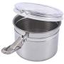 Storage Bottles Jars - 1 Pcs Simple Stainless Steel Airtight Sealed Canister Coffee Flour Sugar Tea Container Storage Small - Jars Storage Bottles Storage Bottles Jars Coffee Flour Steel Cont