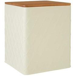 Premier Housewares Rhombus Storage Canister, Cream, Medium