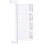 Spice & Pepper Shakers - Multi Tier 360 Degree Rotating Wall Mount Spice Rack Seasoning Storage Box Jars Organizer Condiment - & Spice Pepper Shakers