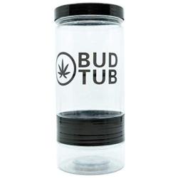 Bud Tub Air tight stash jar/storage container and shake separator for medical marijuana, cannabis, pot, weed and any other herbs