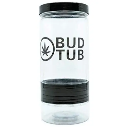 Bud Tub Air tight stash jar/storage container and shake separator for medical marijuana, cannabis, pot, weed and any other herbs