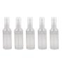 12PCS 50ML 1.7OZ Empty Refillable PET/PP Plastic Lotion Pump Bottle Containers Jars With Clear Pump Head And Cover Leakproof Travel Size Vials For Essence Oils Facial Cleanser Body Cream (Transparent)