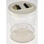 HOME-X Pickle and Olives Hourglass Jar, Juice Separator, Pickle and Olive Container ? 4.5” L HOME-X Pickle and Olives Hourglass Jar, Juice Separator, Pickle and Olive Container ? 4.5” L