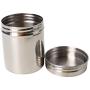 SONGLIN Simple Stainless Steel Sealed Cans Portable Storage Tank Milk Tea Cans Seasoning Jar Travel Storage Tank,7cmx9cm