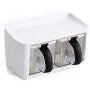Étagère Multifonctionnelle pour Épices, Boîtes de Conservation d'Épices avec Poignée et Cuillère, Rangement Cuisine pour Herbes et Condiments. Étagère Multifonctionnelle pour Épices, Boîtes de Conservation d'Épices avec Poignée et Cuillère, Rangement Cuisine pour Herbes et Condiments.