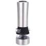 JUSTDOLIFE Electric Pepper Grinder Stainless Steel Double Sized Spice Mill Durable Salt Grinder