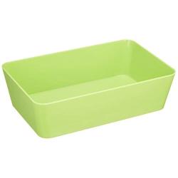 Wenko Candy 20327100 Storage Tray Wide Plastic 22 x 6 x 14 cm Green