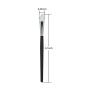 LORMAY 3 Pcs Silicone Eyeshadow Brushes. Professional Eyeshadow Smudge Applicators and Facial Cosmetic Tools