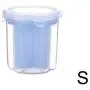Restarty Home Kitchen Storage Jar Sealed Anti-Moisture Sorting Grids Beans