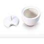 Cigooxm Ceramic Sugar Bowl Storage Jar with Lid Sugar Storage Container for Home and Kitchen Sugar Salt Pepper Storage Jar