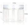 UPKOCH 12 Pcs Slime Containers with Water-tight Lids Clear Plastic Food Storage Jars- Great for your slime kit