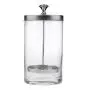 Baoblaze Clear Portable Barber Salon Manicurist Tool Sanitizing Disinfecting Glass Jar Durable - S Baoblaze Clear Portable Barber Salon Manicurist Tool Sanitizing Disinfecting Glass Jar Durable - S