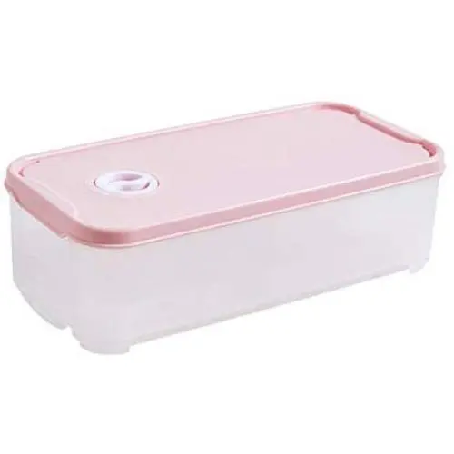 Kitchen Food Storage Jar Airtight Food Storage Kitchen Glass Jar Moisture-Proof Home Multi-Purpose Jam Bottle Cruet Boxed Egg Box Crisper, Pink (Color : Pink) Kitchen Food Storage Jar Airtight Food Storage Kitchen Glass Jar Moisture-Proof Home Multi-Purpose Jam Bottle Cruet Boxed Egg Box Crisper, Pink (Color : Pink)
