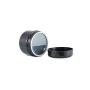 Houseables Black Jar Lotion Container, 2 Oz, 60 ML Gram Capacity, 24 pcs, Plastic, BPA Free, w/Removable Inner Liners & Dome Lids for Cosmetic Samples, Cream