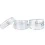 (Quantity: 60 Pieces) Beauticom 15G/15ML (0.5oz) Round Clear Jars with Screw Cap Lid for Pills, Medication, Ointments and Other Beauty and Health Aids - BPA Free