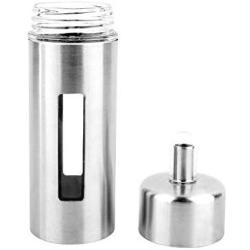 LQQGXLCondiment bottle, jar condiment storage box Spice jar oil dispenser stainless steel sauce jar storage container set flavoring spice jar sugar bowl sugar bowl