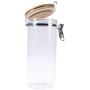 Hemoton Food Container Stainless Steel Airtight Storage Jar Storage for Loose Tea Coffee Bean Sugar Salt (1700ml)