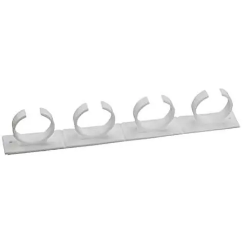 Tenrry 3pcs Kitchen RV Spice Gripper Clip Strip 20 Jar Rack Storage Holder Wall Plastic Storage Rack
