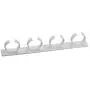 Tenrry 3pcs Kitchen RV Spice Gripper Clip Strip 20 Jar Rack Storage Holder Wall Plastic Storage Rack