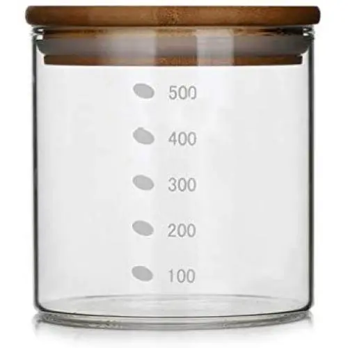 Glass Sealed Jars, Kitchen Household Grain Storage Tanks, Storage Of Spices/Coffee Beans/Oatmeal/Snacks