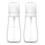 Spray Bottles Fine Mist Spray Bottle Empty Clear Spray Bottle Refillable Containers with Air Press Pump Travel Size Bottle for Liquid Cosmetic Water Perfume 2 Pack 3.4oz/100ml