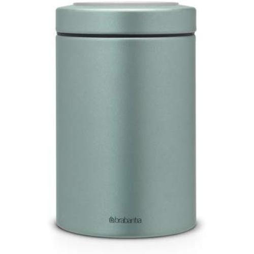 Brabantia Canister Jar with Window Lid, 1.4 L - Metallic Mint