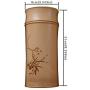 Large Capacity Natural Bamboo Storage Jars For Bulk Products Kitchen Accessories Container Bottle Spices Tea Box Caddy Sealed,Orchid