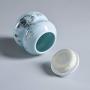 Cereal Containers Ceramic Tea Cans, Celadon Household Kitchen Storage Moisture-proof Cans Containers