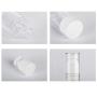 100ML / 3.4oz 6pcs Transparent Ounce Empty PS Plastic Airless Vacuum Pump Press Bottle Jar Pot Vial Container For Cosmetic Makeup Serums Cream Lotion Travel Toiletries Liquid Toner Sample