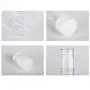 100 ml / 3,4 oz 6 Stück Klare PS Kunststoff Airless Vakuum Pumpe Druck Flasche Glasbehälter für Kosmetik Make-up Seren Creme Lotion Reise-Toiletten Flüssige Toner Probenbehälter