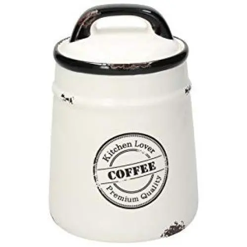 Tognana Urban Chic Coffee Jar 12 cm, Ceramic, White Tognana Urban Chic Coffee Jar 12 cm, Ceramic, White