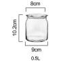 YL LY Glass Sealed Cans Milk Powder Cans Tea Can Stack Home Storage Glass Jar 500Ml750Ml1000Ml Straight 500Ml