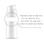 2Pcs Disposable White Airless Pump Bottle with Lid Empty Plastic Vacuum Pump Dispenser Cosmetic Container Vials Jars Pots Makeup Holder for Lotion Essence Emulsion (150ml/5oz)