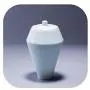Celadon Teekannen aus weißem Porzellan, Teekassaneimer, Zucker, Kaffee, Lebensmittelflaschen, Gewürzbehälter, versiegelte Gläser