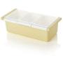 LQQGXLCondiment bottle, jar condiment storage box Spice jar Spice jar with lid food storage container spice storage box