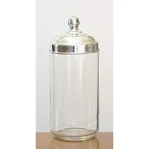 Italo Ottinetti Glass Jar with Polished Aluminium Lid 1.5 Litre Aluminum, Metallic, One Size Italo Ottinetti Glass Jar with Polished Aluminium Lid 1.5 Litre Aluminum, Metallic, One Size