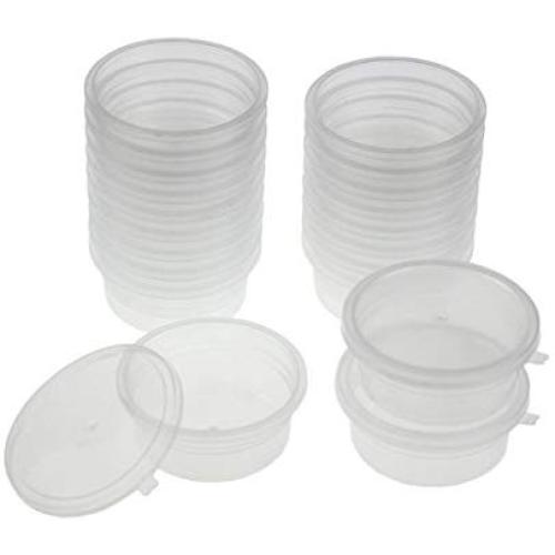 YJYdada 20 Pc Slime Storage Containers Foam Ball Storage Cups Containers With Lids