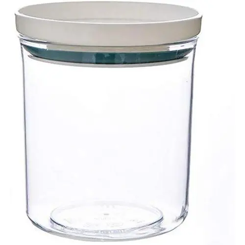 Kitchen Sealed Storage Container,Storage Jars Airtight Plastic With Lids,Stackable,Cereal Storage Container,Large opening design,save space,Waterproof and moisture proof,Blue-350ML