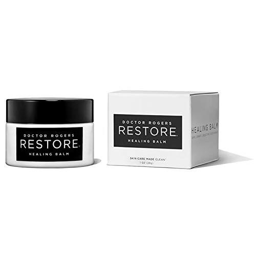 Doctor Rogers RESTORE Healing Balm - Plant-Based, Hypoallergenic, Dermatologist Created (1 oz Glass Jar)