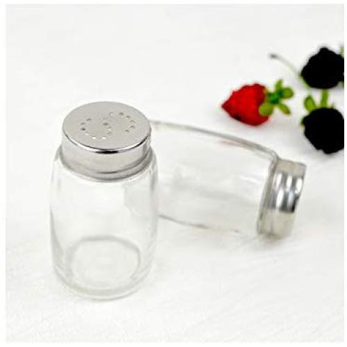 2pcs/lot Glass Multifunction Salt Pepper Shaker Seasonings Spices Jar Toothpicks Case Kitchen Accessories