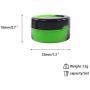 TOPJAR 10pcs 5ml Silicone Container Non Stick Cylindrical Multi Use Storage Oil Jar Assorted Color