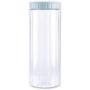 Transparent Plastic Sealed Jar Kitchen Grain Storage Jar Storage Bottle,Blue L