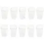 KyStudio 20 PCS Clear Round Plastic Deli Cups 2oz 60ml Clear Beads Rhinestones Storage Jar Bottle with Lids