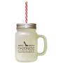 Brown Happiness Is Closet Full Of Shoes Frosted Glass Mason Jar With Straw