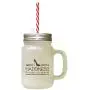 Brown Happiness Is Closet Full Of Shoes Frosted Glass Mason Jar With Straw
