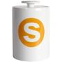 Fairmont & Main 1-Piece 16 x 10.8 cm Vitrified Porcelain Fairmont and Main Sugar Store Jar Spot On, Multi-Colour