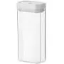 HOMELUNY Set of 4 White Airtight Jars Food Moisture Proof Storage Jars Storage Containers 1200ML 10.56.522.8cm for Candy, Cookie, Rice, Sugar,Flour,Snacks Keeping Food Dry & Fresh